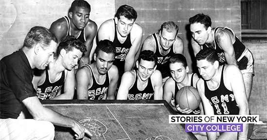 Stories of New York: City College<br>
The City Game: Triumph, Scandal, and a Legendary Basketball Team
