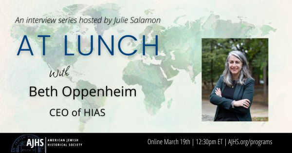 At Lunch with Beth Oppenheim     Live on Zoom