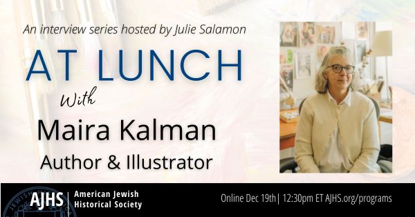 At Lunch with Maira Kalman – Live on Zoom