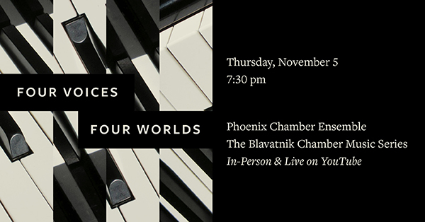 Four Voices  Four Worlds - In-Person Concert  amp  Live on YouTube