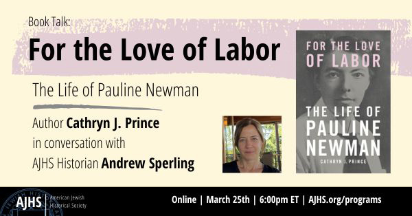 For the Love of Labor  The Life of Pauline Newman     Live on Zoom