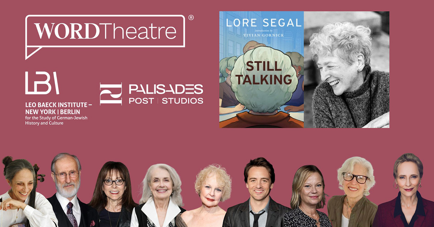Still Talking  Celebrating Lore Segal in Performance - In-person Program